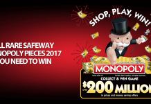 safeway monopoly odds