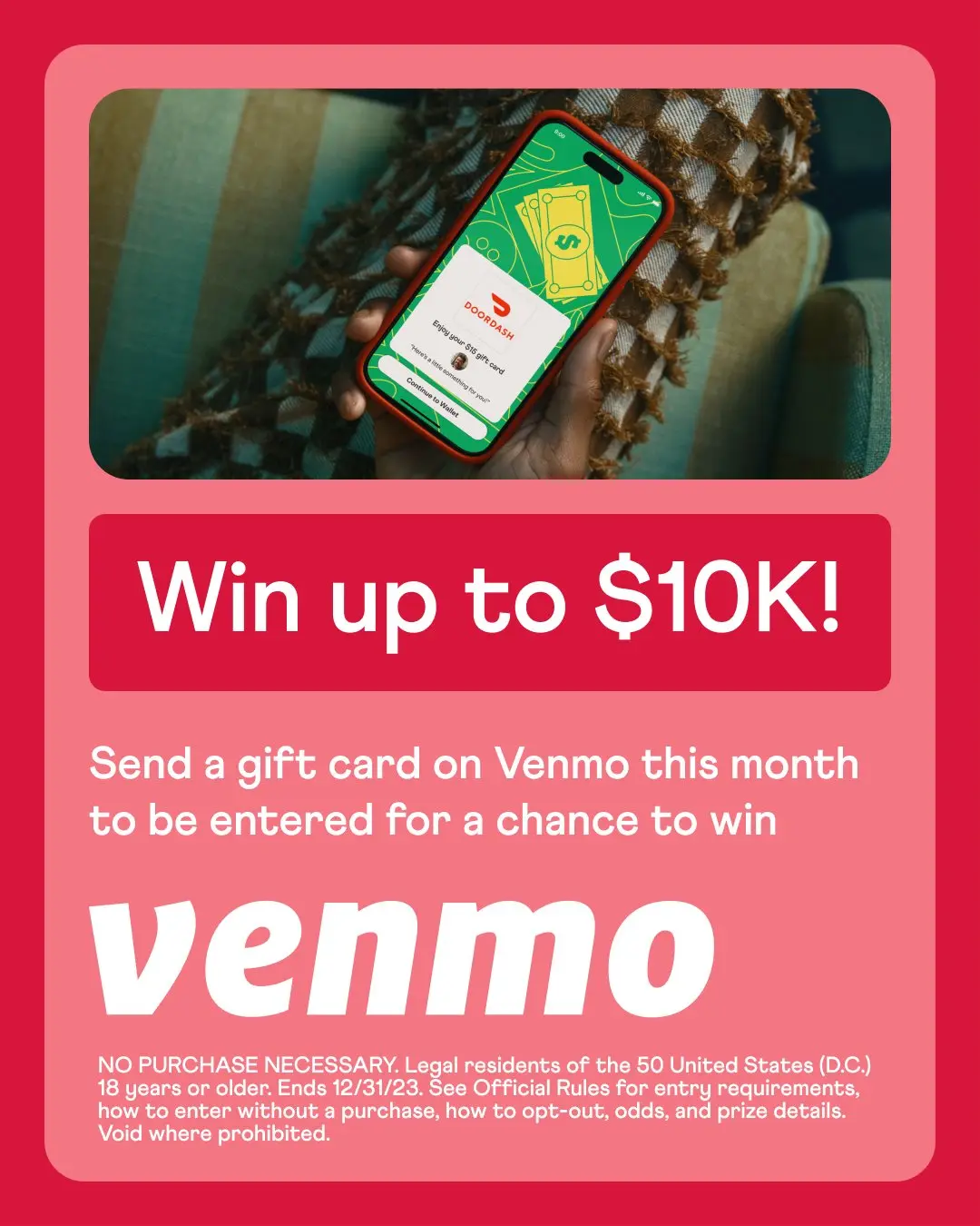 How To Enter Venmo Holiday Sweepstakes 2023 Winzily